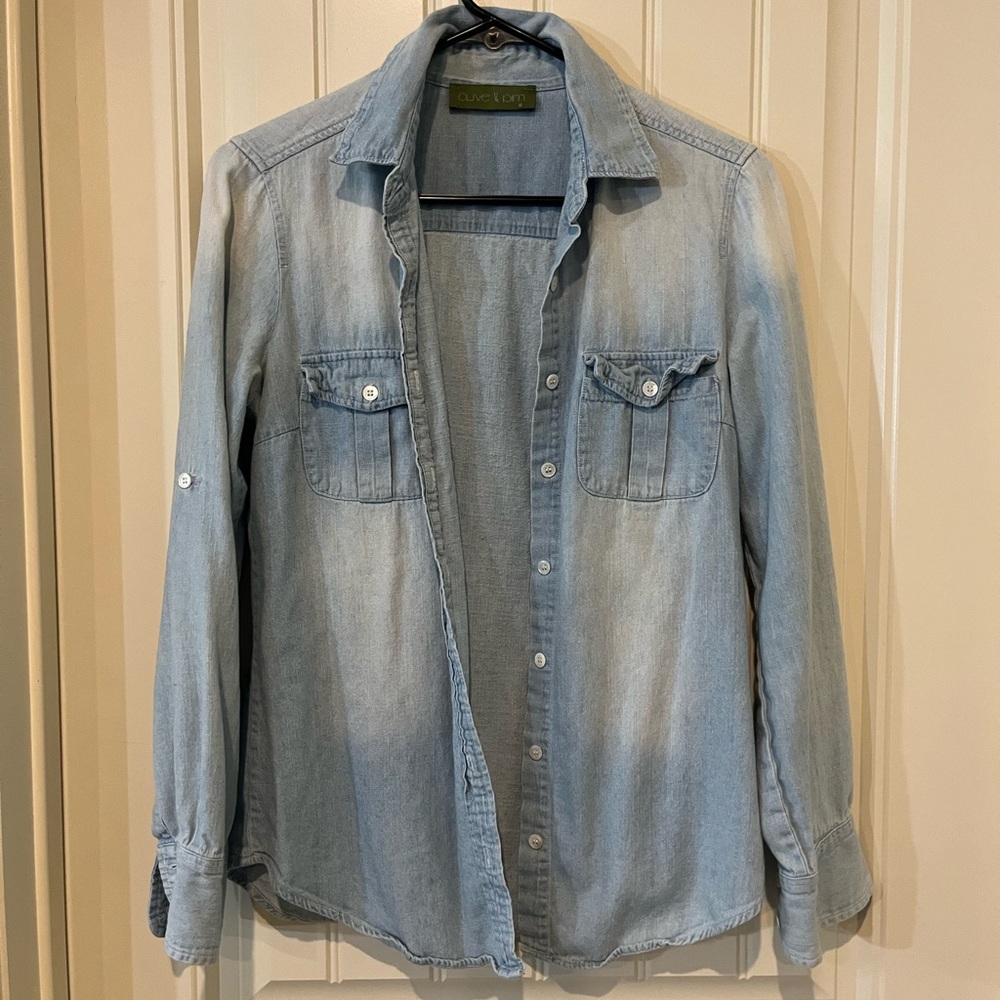 Long Sleeve Jean shirt